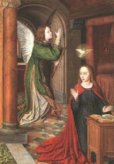 Master of Moulins The Annunciation Norge oil painting art